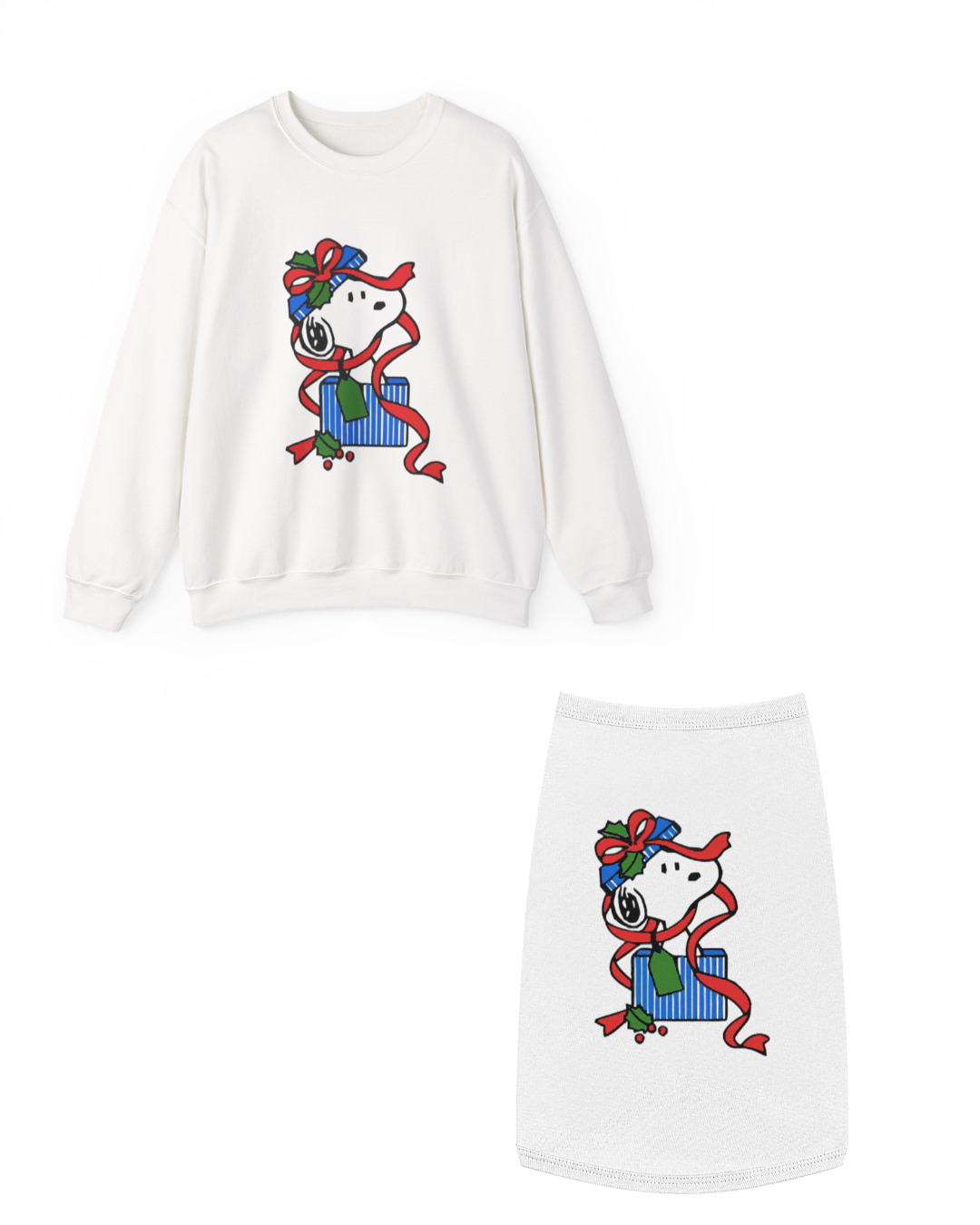 Sweatshirt + Pet Top Set