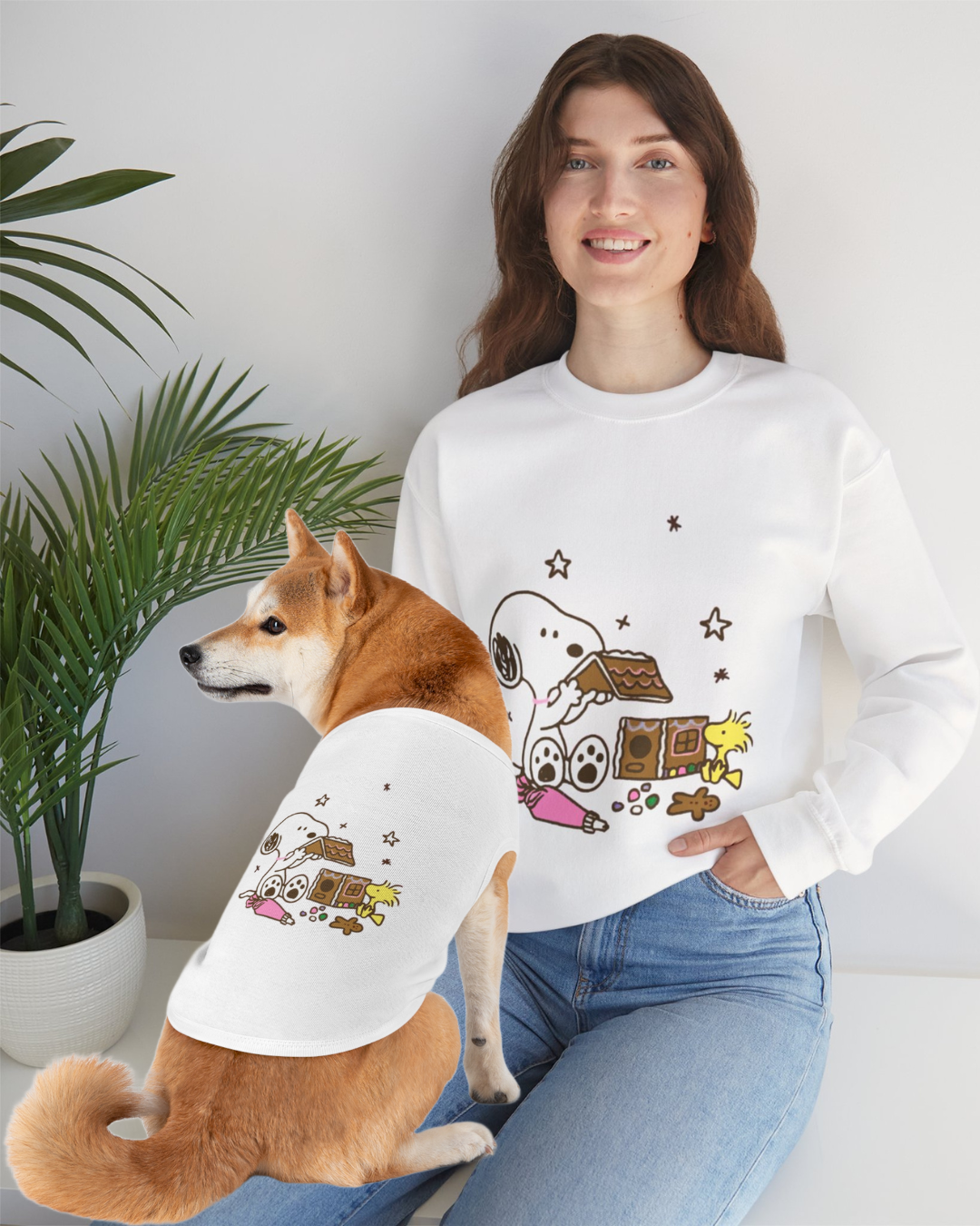 Sweatshirt + Pet Top Set