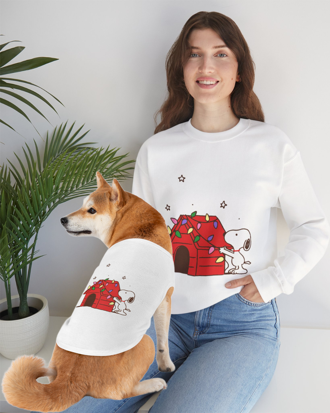 Sweatshirt + Pet Top Set