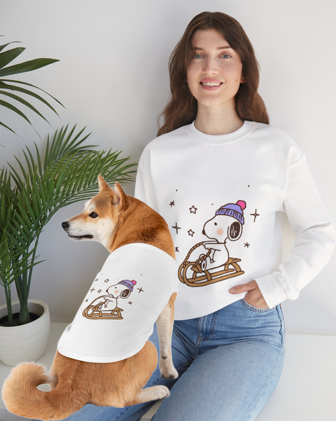 Sweatshirt + Pet Top Set