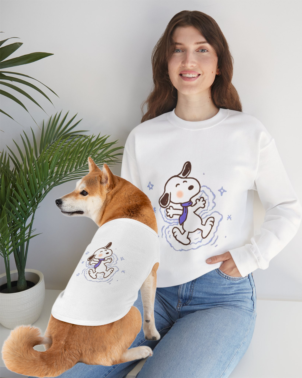 Sweatshirt + Pet Top Set