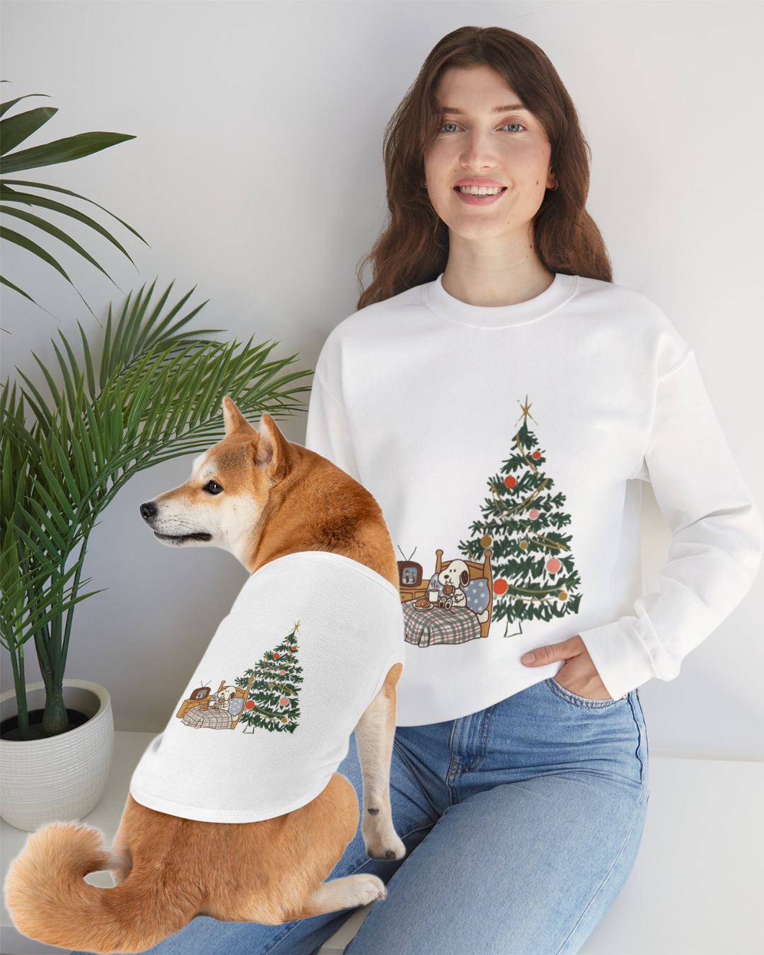 Sweatshirt + Pet Top Set
