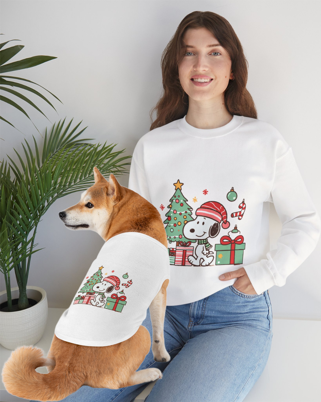 Sweatshirt + Pet Top Set