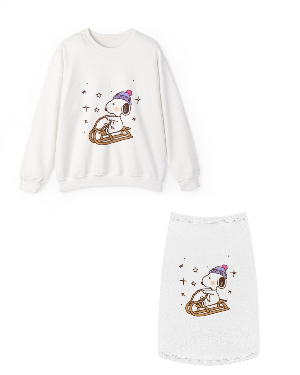 Sweatshirt + Pet Top Set