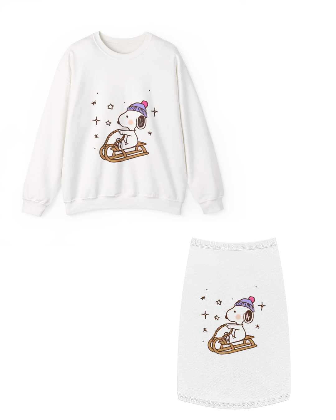 Sweatshirt + Pet Top Set